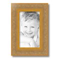 thumbnail image 2 of ArtToFrames 7" x 12" Majestic  Gold Picture Frame, 7x12 inch Silver Wood Poster Frame (WOM-5122),  Pack, 2 of 7