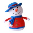 thumbnail image 4 of IFANLANDOR Snowman Soft Toy Plush Toy Multi Kids Stuffed Animals Holiday 1Pack, 4 of 8