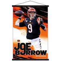 NFL Cincinnati Bengals - Joe Burrow 22 Wall Poster with Magnetic Frame, 22.375" x 34"
