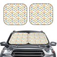 thumbnail image 2 of Yiaed Cartoon Transport Print Car Front Windshield Sun Shade,Foldable Anti-UV Car Sunshade for Front Window for Most Vehicles-Small, 2 of 5
