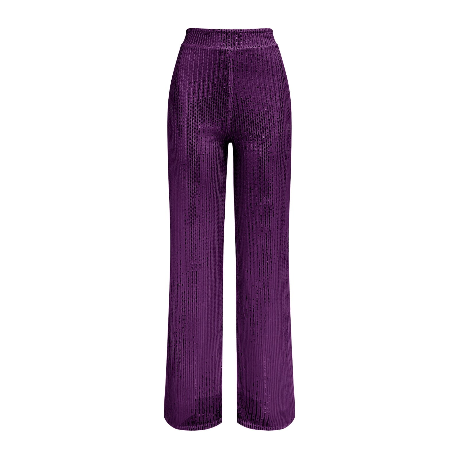 drpgunly Women's Pants,High Waisted Sequin Loose Drape Wide Leg Fashion Casual Pants, Flare Pants Purple 3XL - Walmart.com drpgunly Women's Pants,High Waisted Sequin Loose Drape Wide Leg Fashion Casual Pants, Flare Pants Purple 3XL - Walmart.com