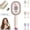 Pink, variant on Electric Steam Brush, Portable Electric Steam Brush for Hair, Straightening Hot Comb, USB-Rechargeable, Reduce Frizz, Nourishes Hairs, Anti-Static