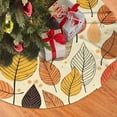 thumbnail image 2 of XMXY Halloween Christmas Tree Skirt, Abstract Plant Nature Autumn Holiday Party Indoor Decorations Ornaments, 30" Inch, 2 of 5