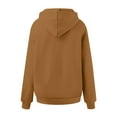 thumbnail image 6 of BOBOGOJP Women’s Oversized Pullover Hoodie – Heavyweight Fleece, Relaxed Fit, Soft Touch, Kangaroo Pocket Sweatshirt Brown for Size XXL, 6 of 6