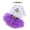 Dark Purple, variant on Cathalem Baby Girls First Cotton Short Sleeve Romper + Princess Tutu Skirt + Headband Clothes Set Red 3-6 Months
