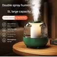 thumbnail image 2 of USB Large Capacity Humidifier – Dual Spray Aromatherapy for Home, Office, Dorm & Bedroom (Double spray humidifier (white)), 2 of 12