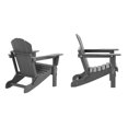thumbnail image 2 of Chaise Adirondack Pliante en Poly pour Extérieur (Ensemble de 2), 2 of 6