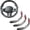 Silver Silver Silver, variant on Car Steering Wheel Cover Set Bright Carbon Fiber Wrap Non-Slip 3 Pcs Steering Wheel Accessories 14.5-15 Inch Universal