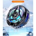 thumbnail image 4 of PAMENET Ultra-Quiet Semiconductor Cooling Fan with Aluminum Alloy ABS Construction, White Finish, Includes Radiator, Rear Clip, Magnetic Plate, Static Film, Charging Cable & 2 Finger Sleeves for, 4 of 7