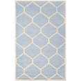 thumbnail image 2 of SAFAVIEH Cambridge Juan Geometric Wool Area Rug, Light Blue/Ivory, 5' x 8', 2 of 5