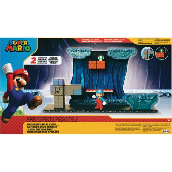 World of Nintendo Super Mario Underground Playset
