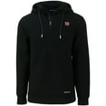 thumbnail image 2 of Men's Cutter & Buck Black New York Giants Primary Mark Roam Eco Recycled Half-Zip Pullover Hoodie, 2 of 3