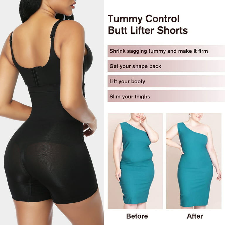 Nokiwiqis Women´s Slim Lift Tummy Control hgog Shaper Girdle Pants Shorts  High Waist Body 