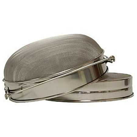 Screen Honey - Harvest Lane Honey 7969694 HONEYM-102 Honey Sieve Double Screen Metal