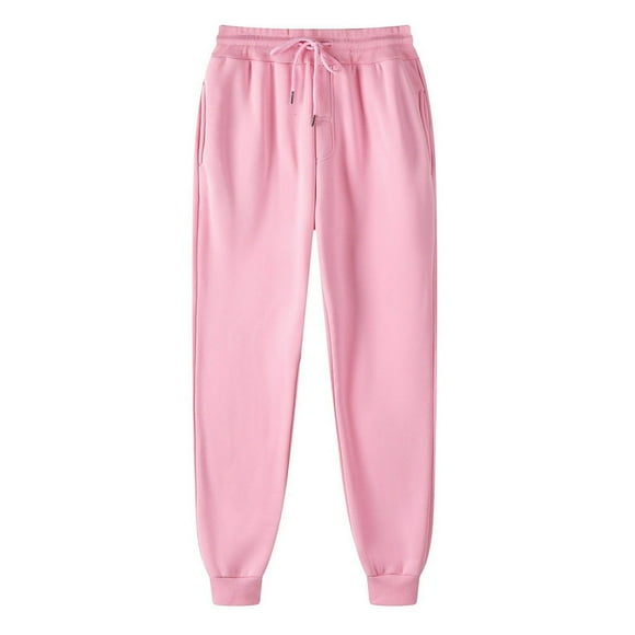 Men‘s Casual Sweatpants Lounge Workout Elastic Waist Jogger Pants with Pockets New Trends Red