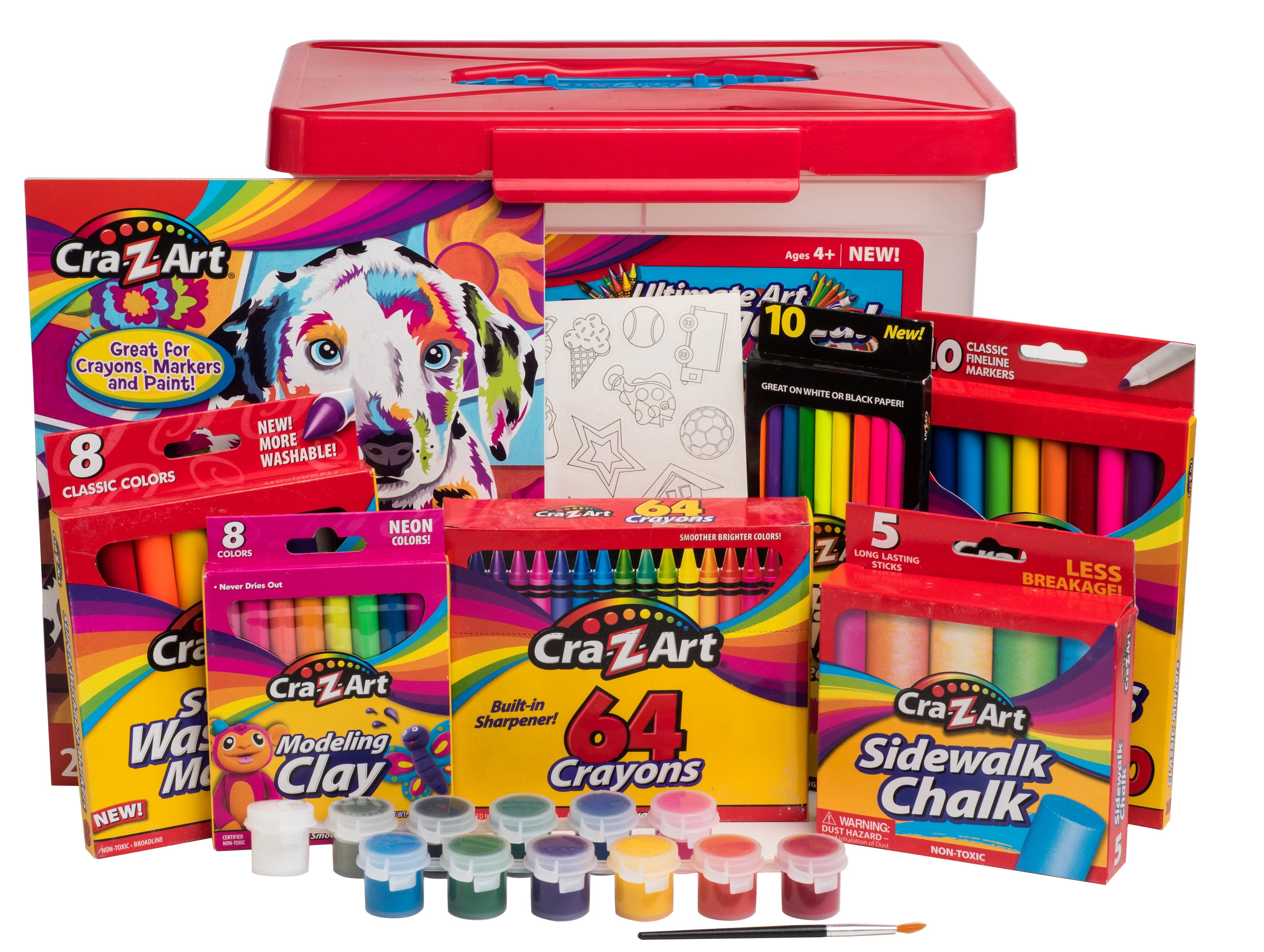 Cra-Z-Art Creative Art Center, Drawing Set with Case, Beginner to Expert,  Child to Adult