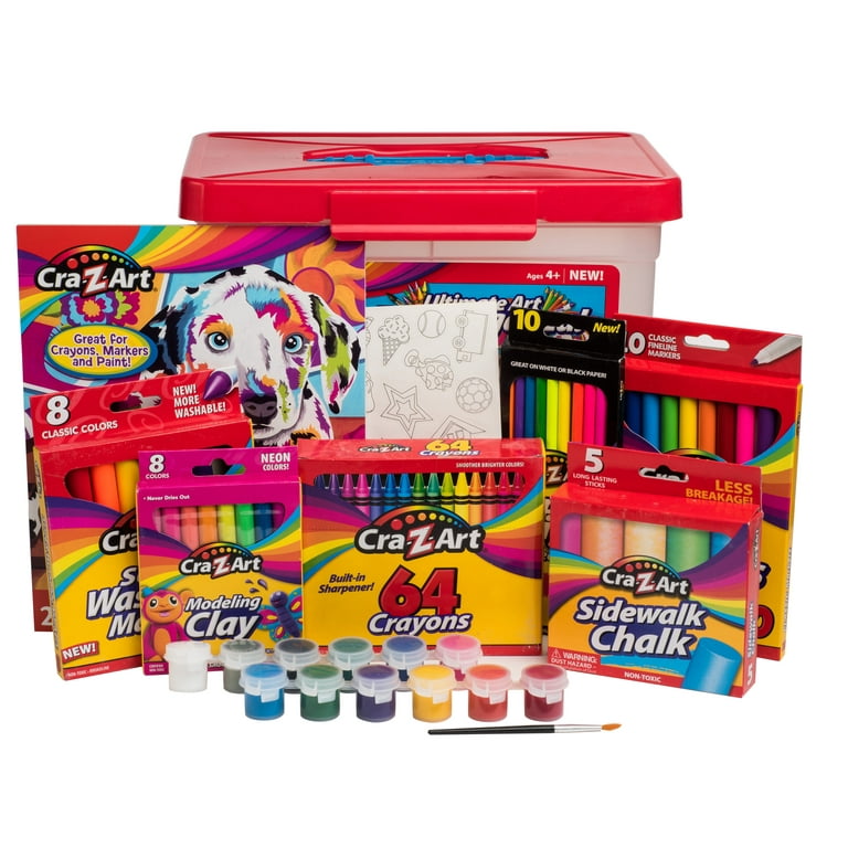 Cra-Z-Art Crayons with Built-In Sharpener, 64-Pack - Big Lots