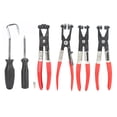 thumbnail image 3 of Repair Carbon Steel Oil Pipe Curved Tube Hose  Clamps Car Repair Tool Kit Set, 3 of 8