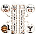 thumbnail image 3 of Merrystorm Holy Cow I Graduated Decoration Holy Cow I Graduated Outdoor Porch Signs Banner We Are so Proud of You Banner Highland Cow 2025 Graduation Decorations Kids Kindergarten Graduation Supplies, 3 of 6