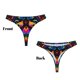 thumbnail image 3 of Balery Mexican Flower Traditional1 Tangas de Algodón para Mujer con Estampado – Ropa Interior Sexy, Transpirable, G-string-3X-Large, 3 of 6