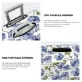 thumbnail image 5 of Fotbe Blue Flax Flowers Luggage Cover Protector,Suitcase Protector,Scratch and Dirt Resistant,Fits 18-32 Inch Luggage-Medium, 5 of 9