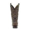 thumbnail image 3 of Corral Boots Womens Embroidered Tooled Inlay Square Toe Cowboy  Mid Calf Bo, 3 of 4