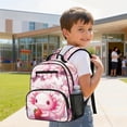 thumbnail image 3 of KUIFORTI Axolotl Strawberry Toddler Backpack Girls Kids School Bag with Side Pockets Adjustable Straps Durable for Preschool Kindergarten Back to School Gifts for Students, 3 of 7