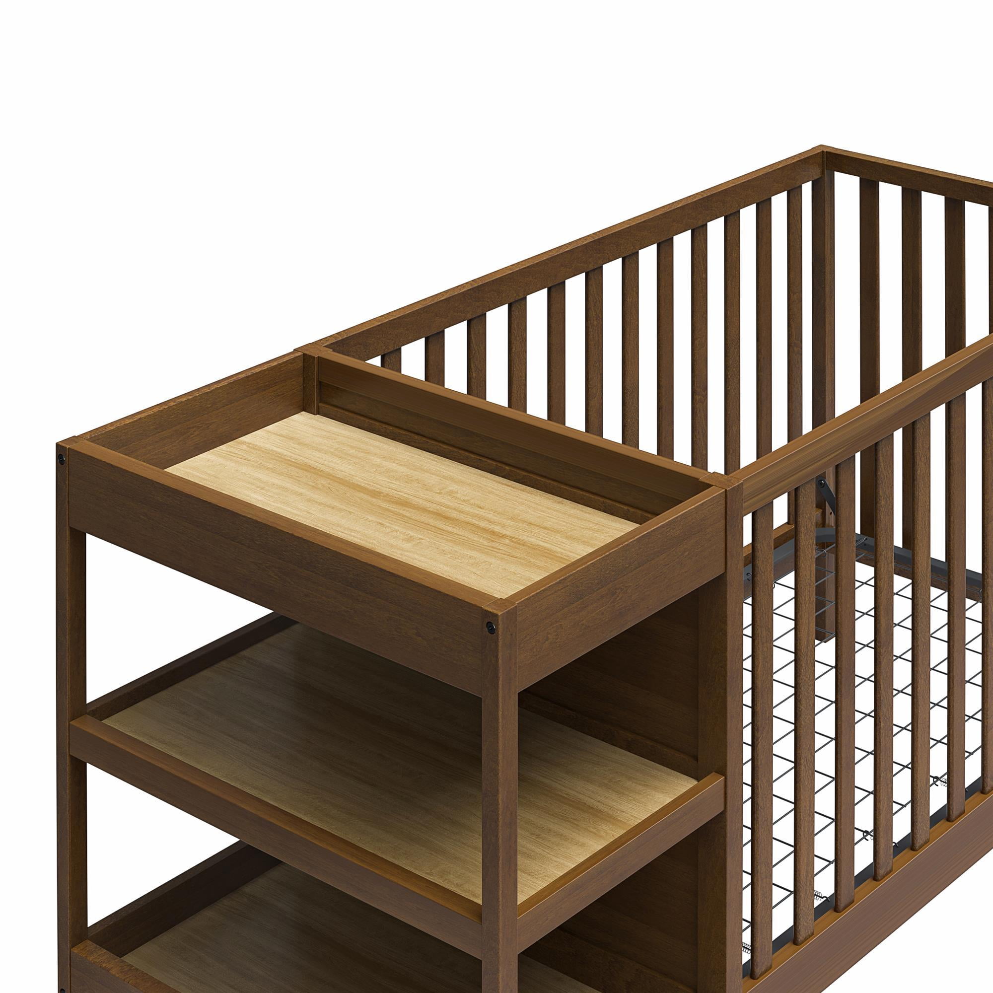 Baby Relax Ema 3-in-1 Convertible Crib & Changer Combo