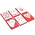 thumbnail image 3 of Tarjetas de San Valentín Hallmark, paquete de 36, rosa, rojo y foil dorado, 3 of 9
