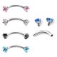 thumbnail image 3 of 2pcs Labret Labio Ceja Stud Pendientes de lengua Spark Piercing Joyas Blanco SM SunniMix Joyería piercing de la ceja, 3 of 8