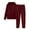 Wine, variant on Guluxicc Two Piece Sets for Women Hooded Long Sleeve Pullover Sweatshirts Sets Fashion Trendy Tracksuits Activewear Outfits