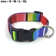 thumbnail image 2 of Collares ajustables para perros grandes, medianos y pequeños, bandera, cuadros, estampados de animales, nailon duradero, 2 of 5