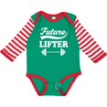 thumbnail image 3 of Inktastic Future Lifter Weightlifting Boys Long Sleeve Baby Bodysuit, 3 of 5
