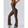 thumbnail image 6 of Biekopu Women Workout Jumpsuit, Sleeveless U Neck Backless Hollowed Solid Slim Romper Yoga Jumpsuit, 6 of 7