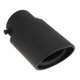 thumbnail image 1 of Tubo de Punta de Silenciador de Cola de de material acero Inoxidable Negro Universal para Coche, 1 of 7