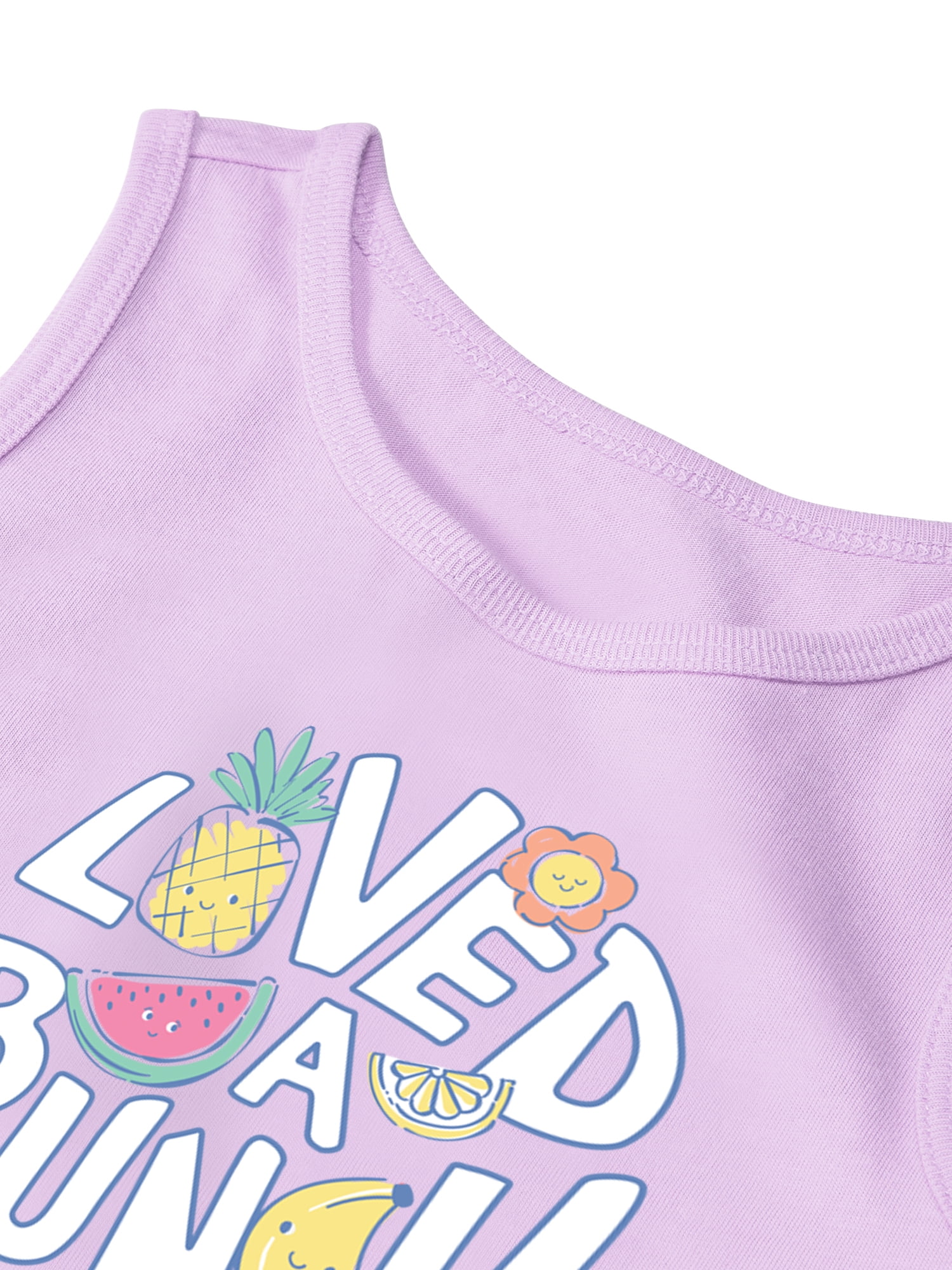 Garanimals Newborn, Baby & Toddler Girl Cotton Graphic Tank Top, Sizes 0-6T