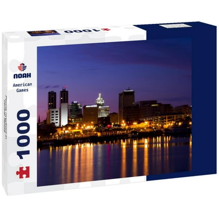 Noah Jigsaw Puzzle Peoria riverfront in central Illinois 1000 pieces