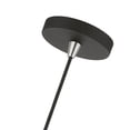 thumbnail image 4 of 48972-04 Livex Lighting Downtown - 1 Light Sphere Pendant In Industrial Style-16.25 Inches Tall and 8 Inches Wide-Black/Brushed Nickel Finish, 4 of 9