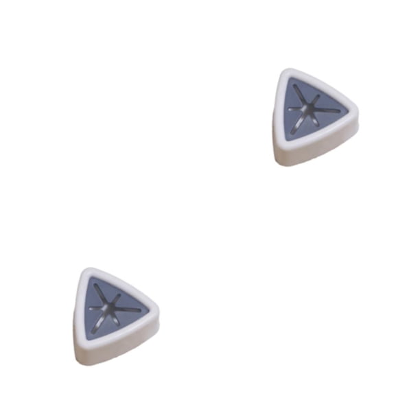 Moyic Reemplazo de toallero de ABS montado en la pared, autoadhesivo, impermeable, para el hogar, baño, bola de baño, colgador de toallitas Blanco 2Conjunto