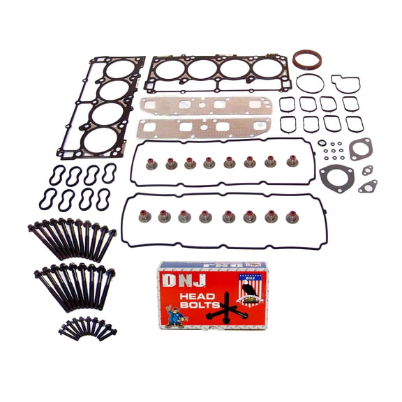 DNJ HGB1160 Cylinder Head Gasket Set Fits Cars & Trucks 03-06 Chrysler Dodge Jeep 5.7L OHV 16V