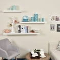 thumbnail image 4 of WELLAND 36 Inch Grande Floating Shelves Wall Shelf Mounted Display Shelf, 36"L x 11.81"D x 3"T, White, 4 of 5
