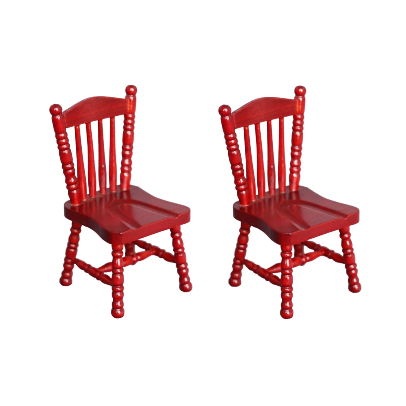 Miniatures Dolls & Miniatures 2 Miniature cafe chair Dollhouse