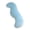 Blue, variant on Pea Pod Body Pillow, Comfortable Pregnancy Support Bolster with Soft Plush Filling, Durable Bedroom Rest Accessory for Home and Travel Use