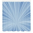 thumbnail image 2 of Ambesonne Abstract Art Shower Curtain, Concentric Stripes Art, 69"Wx84"L, Pale Blue, 2 of 4