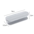 thumbnail image 4 of 2 Pcs Poignée de Tiroir Coulissant pour Porte Armoire Cuisine Gris, 4 of 7