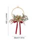 thumbnail image 3 of Corona de novia de estilo occidental para boda, decoración de fiesta de Navidad, corona de metal con lazo para colgar en la pared del hogar., 3 of 6