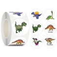 thumbnail image 3 of 500pcs Cartoon Dinosaur Sticker Roll,Vibrant Designs Dino Reward Stickers Animal Seal Label for Teacher Classroom DIY Craft Scrapbook Clip Art Party Favor Decorations, 3 of 6