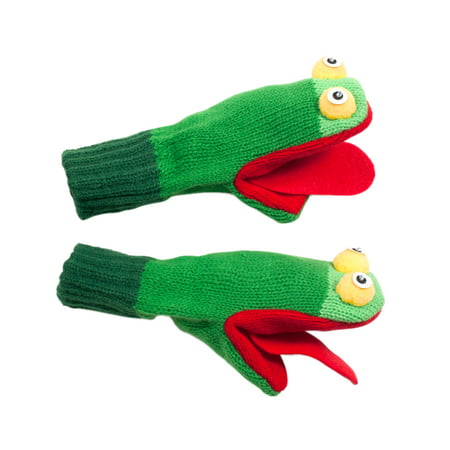 Kidorable Kids Toddler Cold Weather Large Frog Mittens
