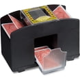 thumbnail image 1 of Card Shuffling Machine Electric Shuffling Machine As A Battery-Operated Card Shuffling Device For Shuffling Cards While Playing Poker At The Push Of A Button, Sorting Cards, Black, 1 of 8