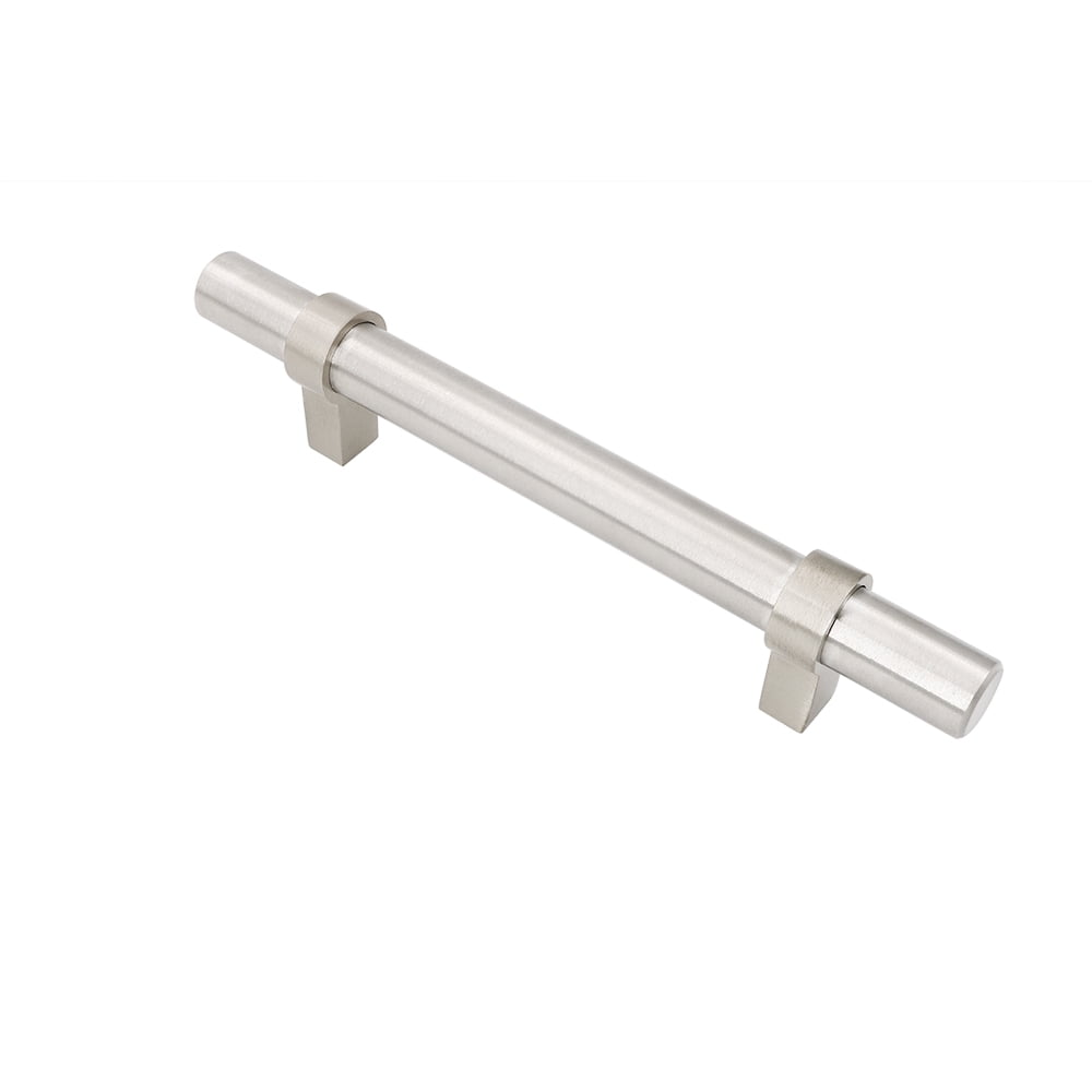 Fitviso 10 Pack 4 Inch(102mm) Hole Centers Brushed Nickel Cabinet Pulls，Stainless Steel Drawer Handles for Dresser Furniture Drawers
